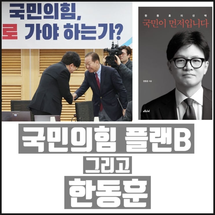국민의힘 조기대선 플랜B 그리고 한동훈 국민의힘 조기대선 플랜B 그리고 한동훈