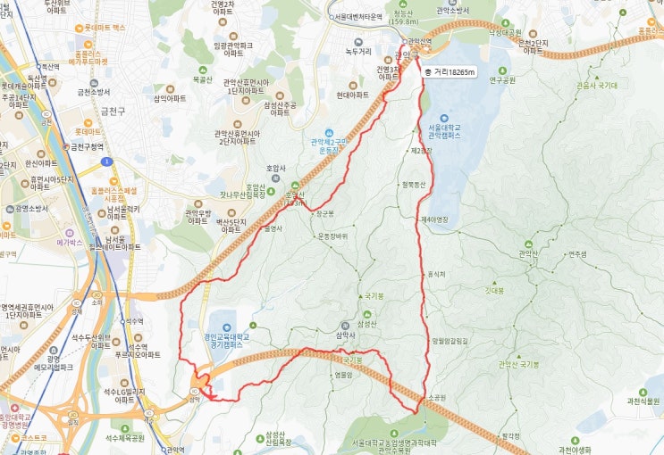  삼성산 한바퀴