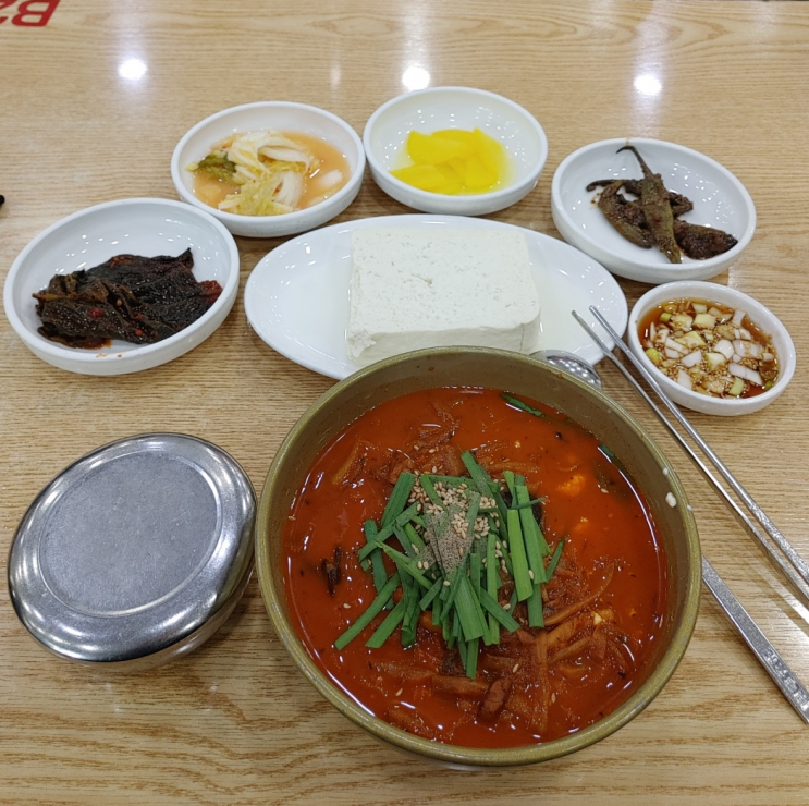  강원도 강릉 내돈내산 순두부 맛집! 강릉짬뽕순두부 동화가든본점 후기