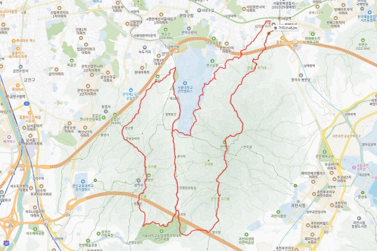  관악산 삼성산 둘레길 연계 산행