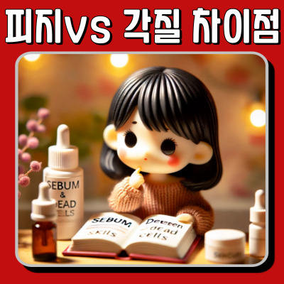 피지 vs 각질, 차이점과 피부 관리법 총정리!