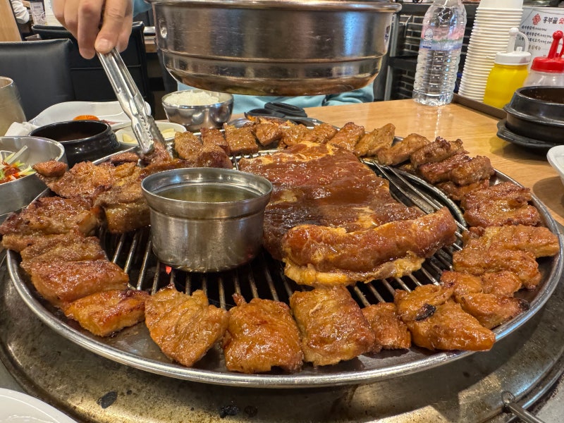 고기 구워주는 다산고기집 [흥부골 숯불돼지 왕갈비 다산점] 솔직후기