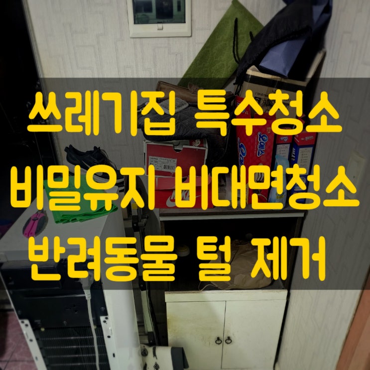  대전 쓰레기 집 특수청소 전문 업체