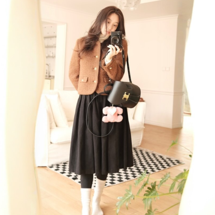  정려원 매력적인 셀린느 신상 백팩 코디
