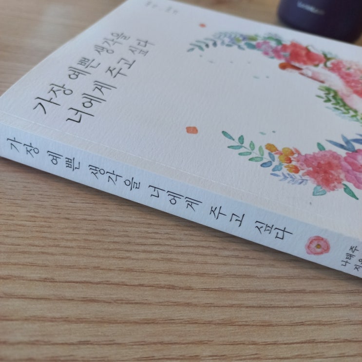  가장 예쁜 생각을  너에게 주고 싶다 나태주 시인이 쓴 시집 feat. 세상의 모든 딸들에게