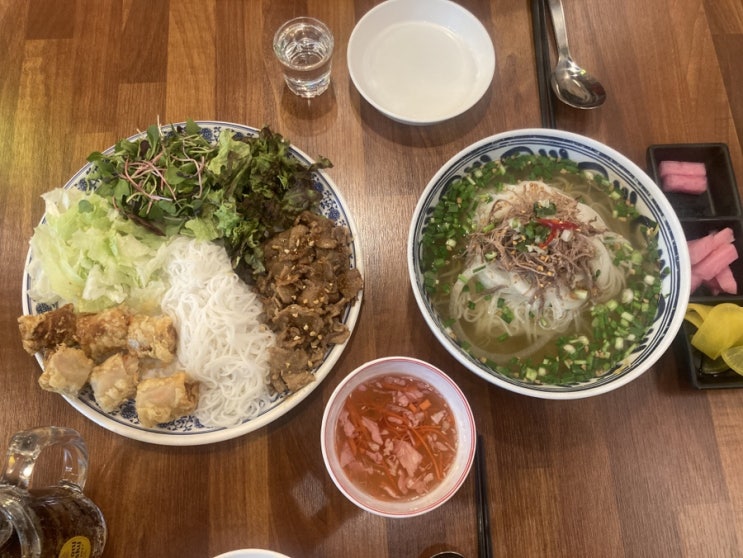  강동구청 맛집 강동구 쌀국수 반안 분위기 좋아 데이트 장소로 추천