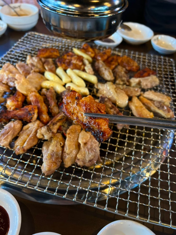  대구 장기동 숯불닭갈비 맛집 숯불에닭