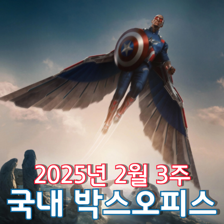 [2월 3주 국내 박스오피스] 퇴마사의 공세를 막아낸 캡틴 아메리카