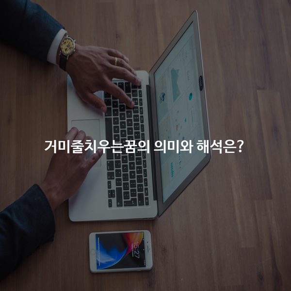 거미줄치우는꿈의 의미와 해석은?