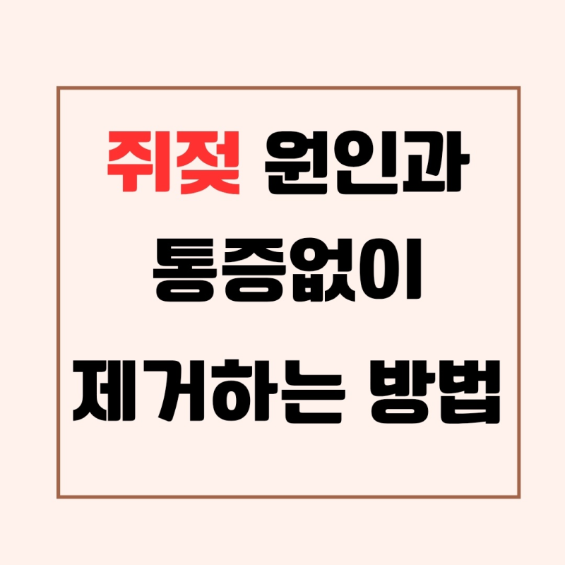 포항쥐젖제거 쥐젖 원인과 통증없이 제거하는방법