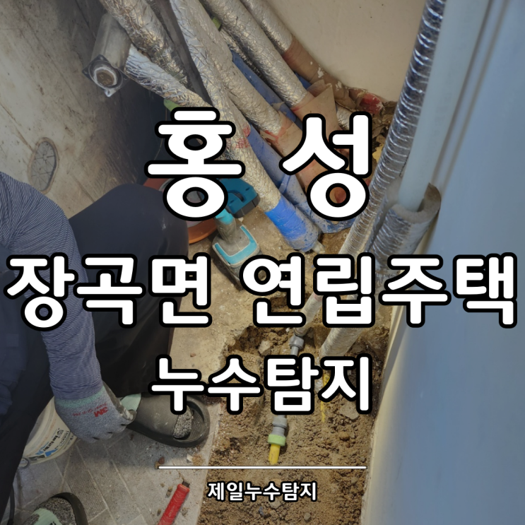  홍성누수탐지 장곡면 연립주택 온수배관 문제 해결!