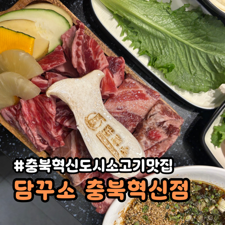 충북혁신도시소고기맛집 소고기야키니쿠 담꾸소