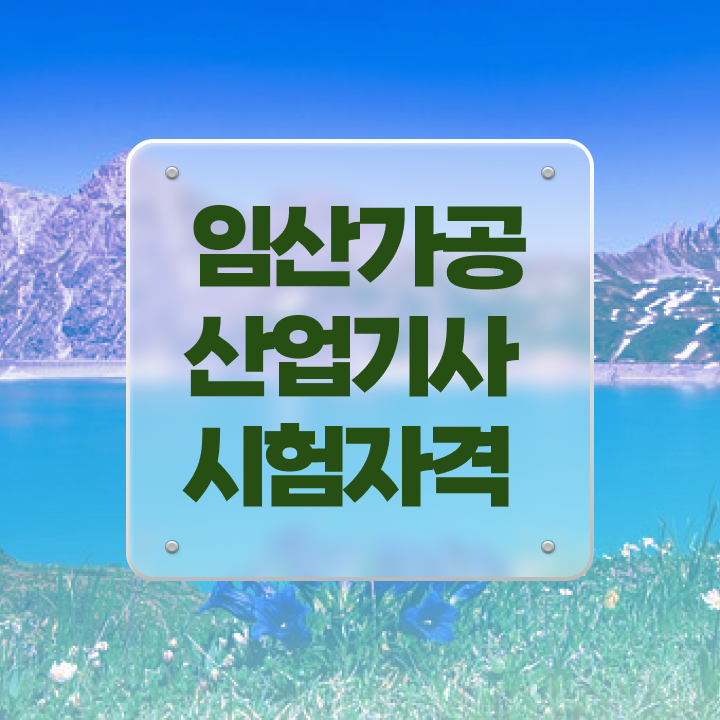  임산가공산업기사 필기 시험 요건 시험자격 온라인 과정으로 간단하게 완료한 전략