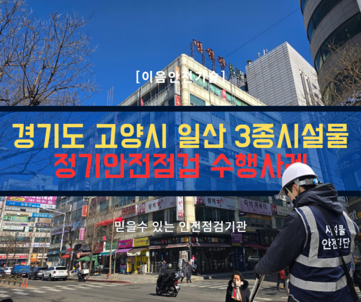  경기도 고양시 일산 3종시설물 정기안전점검 수행사례