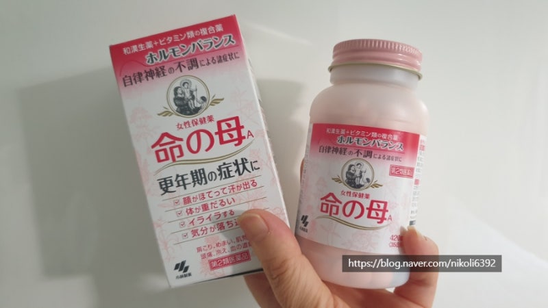 일본 갱년기 영양제 이노치노하하A 효능과 부작용 및 주의사항
