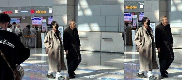 김민희 만삭 임산부 비행기 탑승 불륜 홍상수도 여전히 함께 봄 출산 예정 아이는 혼외자