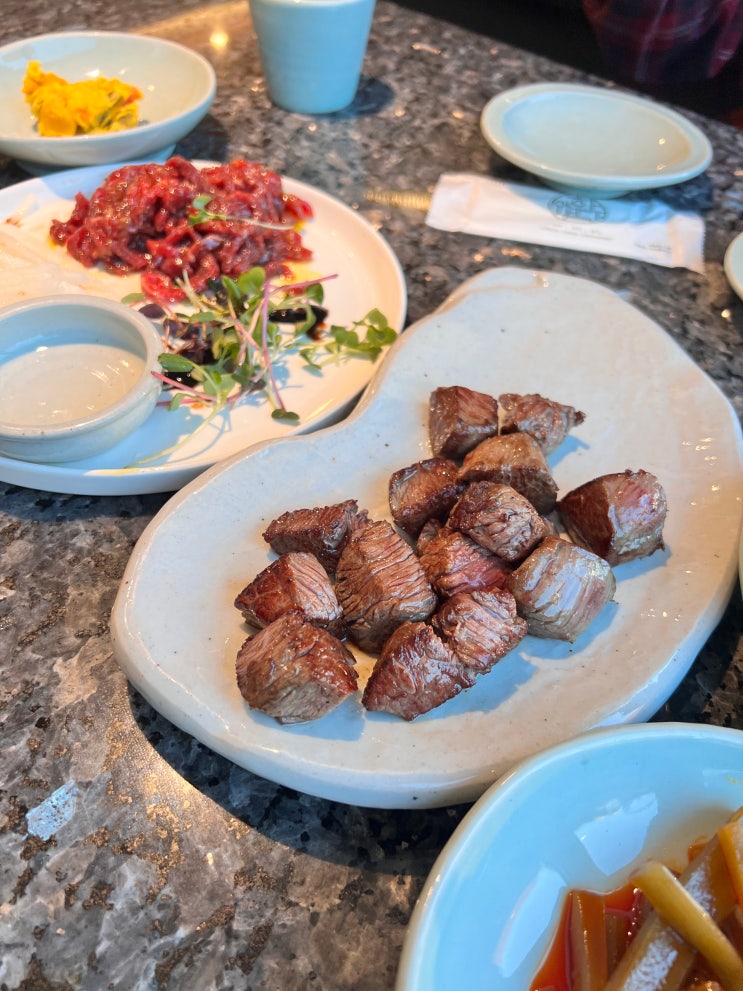  서울역 • 정갈한 한정식느낌의 소고기구이맛집, 한와담 서울역점