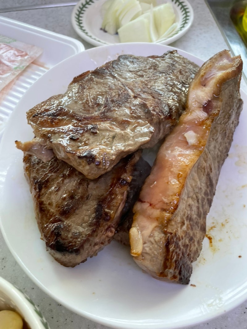 채끝 등심 스테이크 맛있게 굽기(레스팅 시간 추천)
