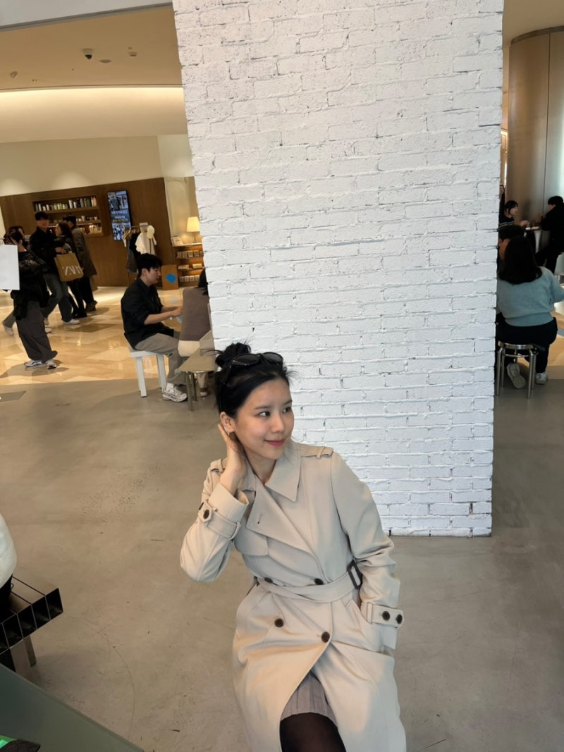 봄 트렌치코트 추천 SOUP숲몰 이세영 신상 위시리스트 입어보기