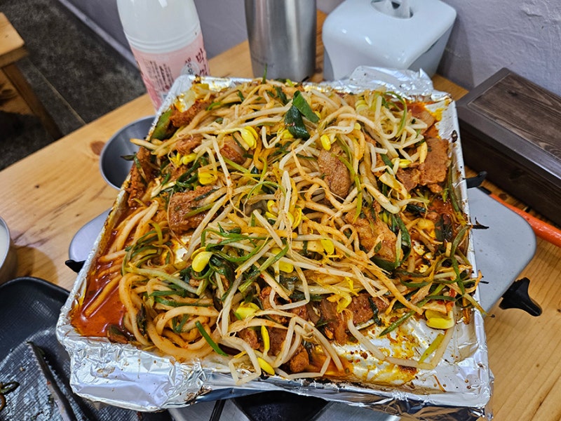 제주 가시식당 표선면 도민맛집 가시리 토산리 근처 위치 두루치기 순대백반 찐맛집
