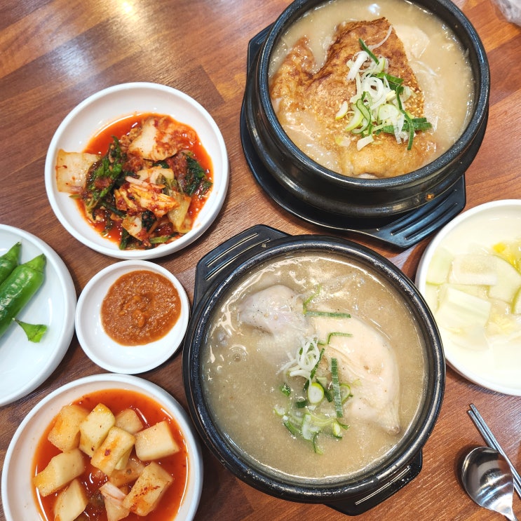  유성온천맛집 형과아우누룽지삼계탕왕갈비탕 목욕탕 가족외식