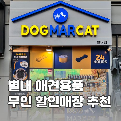 애견용품할인매장 도그마캣 별내점 방문 후기