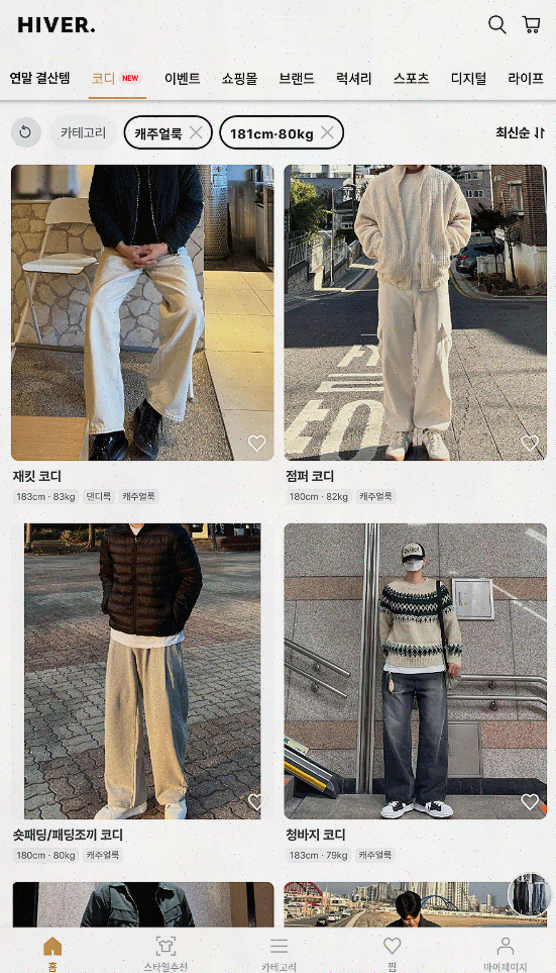  하이버, 남자 온라인 쇼핑몰의 新 트렌드
