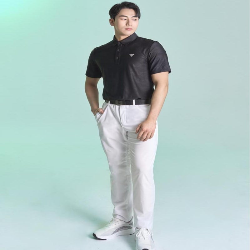 골프웨어이월상품 카라반팔 남자골프웨어 쿨링 봄 여름 남성골프웨어