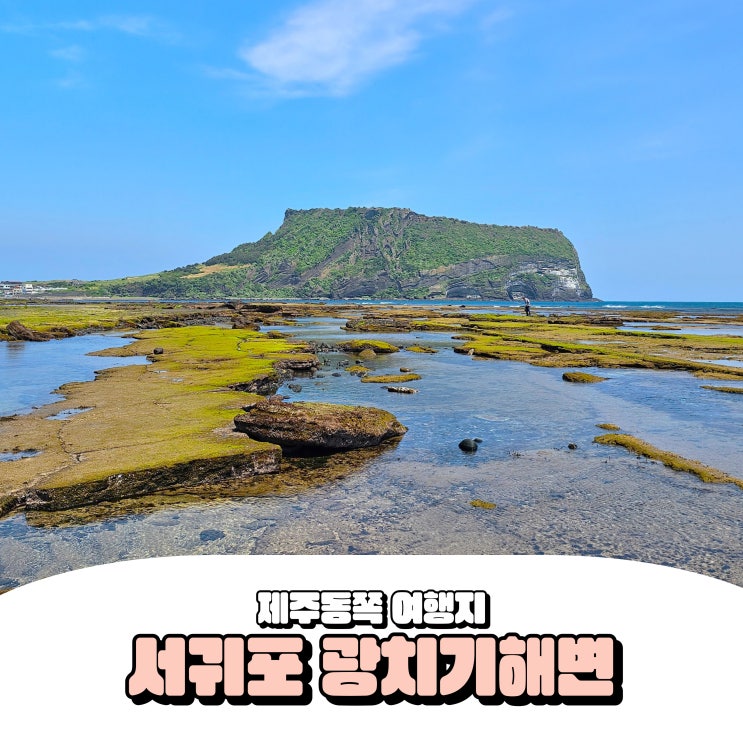  제주 동쪽 광치기해변 서귀포 여행 바다 드라이브