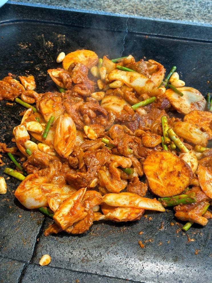 인천 부평역 오리주물럭 맛집 생오리돌판구이 인천 부평역 오리주물럭 맛집 생오리돌판구이