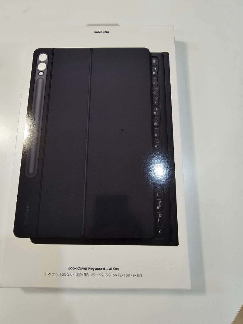 [내돈내산] 갤럭시 S9+,S10+ AI 터치 정품 키보드북커버 리뷰 후기 EF-DX825 블랙