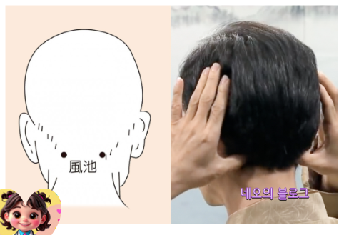 풍지혈 위치 효능 경락 지압 통증 파악해요! : 네이버 블로그