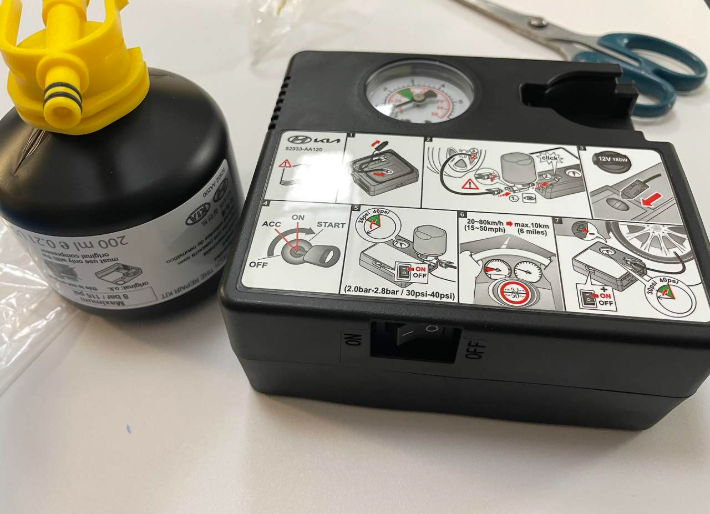 레이 타이어 공기압 보충하는 방법 / 타이어 경고등 해제 / 타이어 적정 공기압 확인 방법 / ....