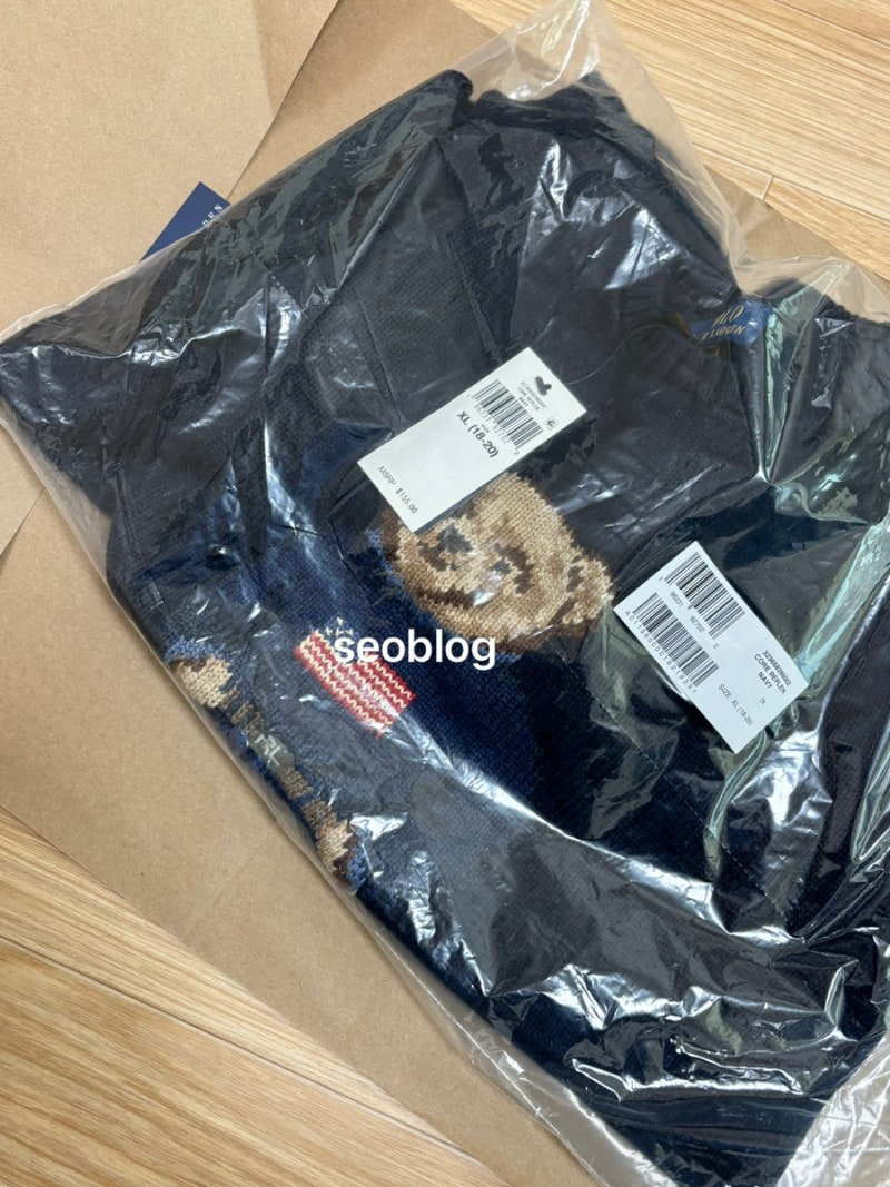 Polo ralph lauren | 폴로 베어 니트 보이즈 후기