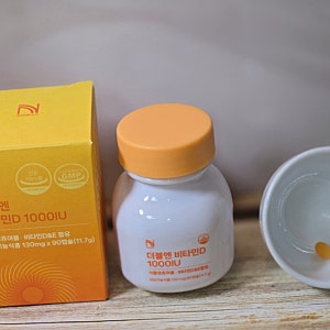 더블엔 츄어블 비타민D 1000 면역기능 키우기
