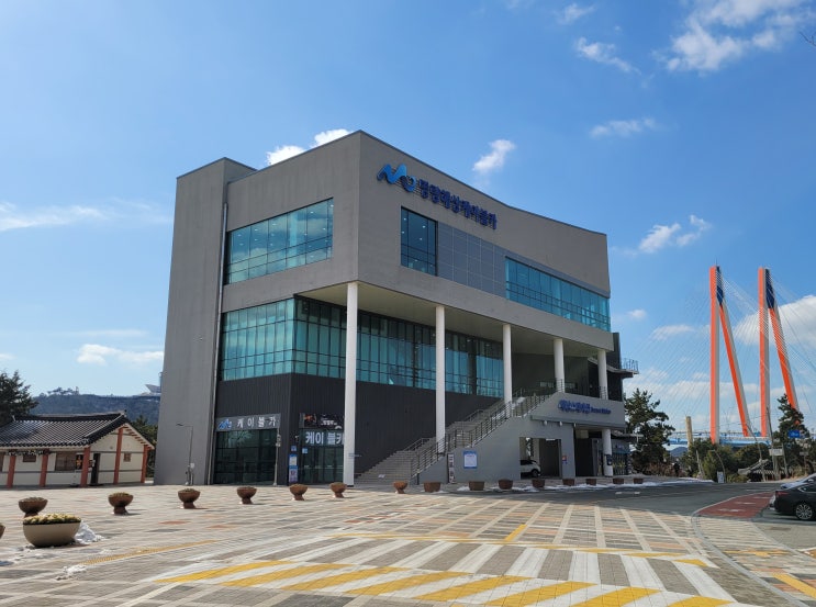  해남-진도의 설레는 첫 번째 여행 장소 명량해상케이블카는 필수코스지!