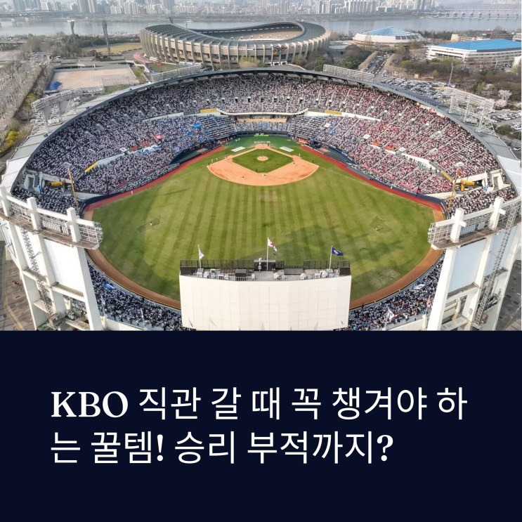  KBO 직관 갈 때 꼭 챙겨야 하는 꿀템! 승리 부적까지?