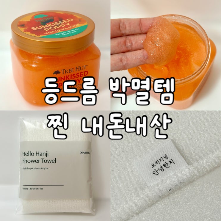  등드름 없애기 나만의 찐템 내돈내산