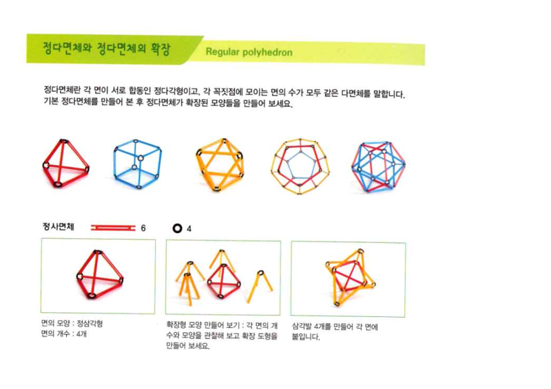 [사랑♡쌤의 자료나눔] 1학년 자유학기 수학 주제수업(6) /폴리스틱,정다면체와 정다면체의 확장,시에르핀스키 삼각형,피라미드