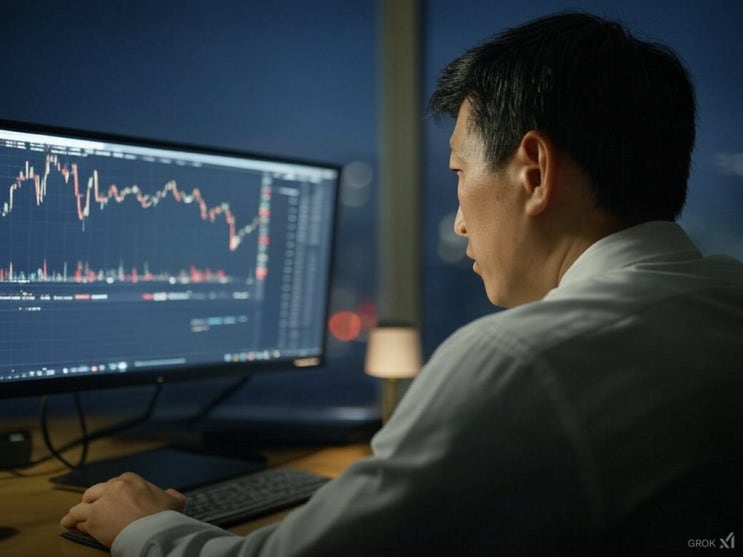  비트코인 1시간봉 차트 분석: RSI 과매도권 진입