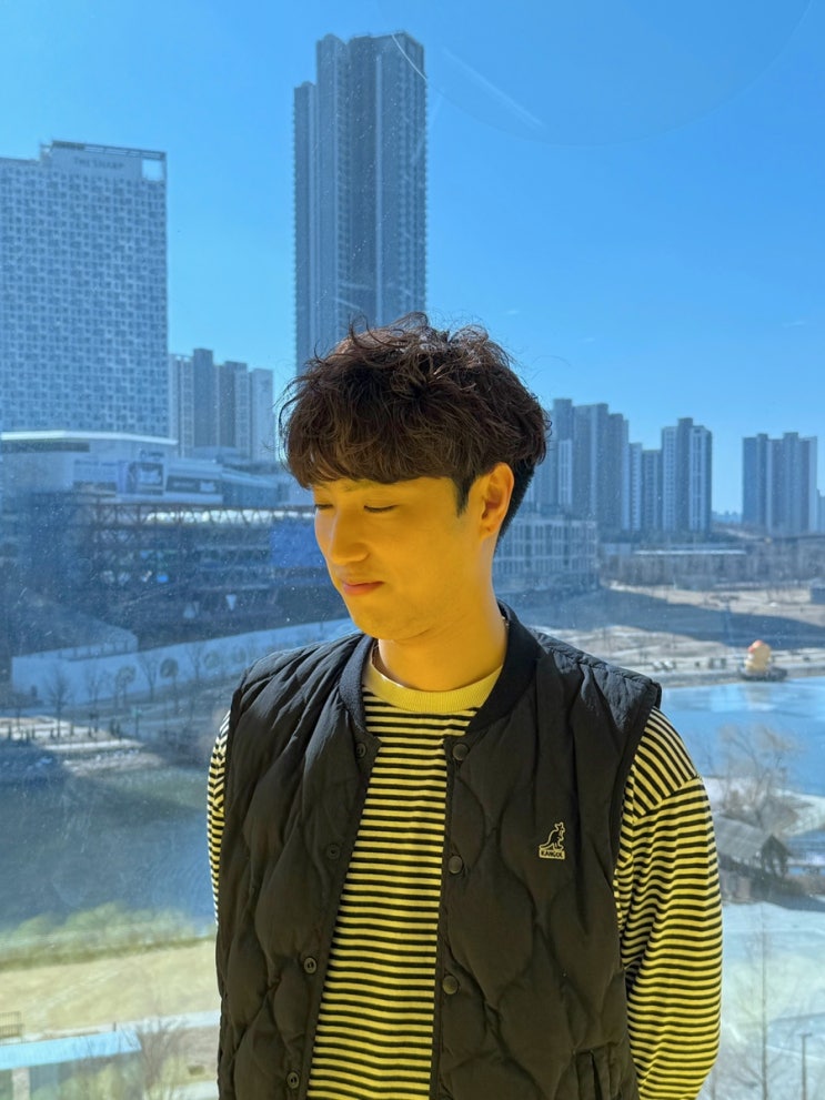  동탄남자펌맛집, 정이네 이발소에서 쉐도우펌하고 멍뭉미 이미지로 변신