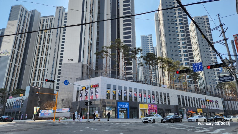 안양 어반포레 자연앤e편한세상 아파트 단지상가 근황