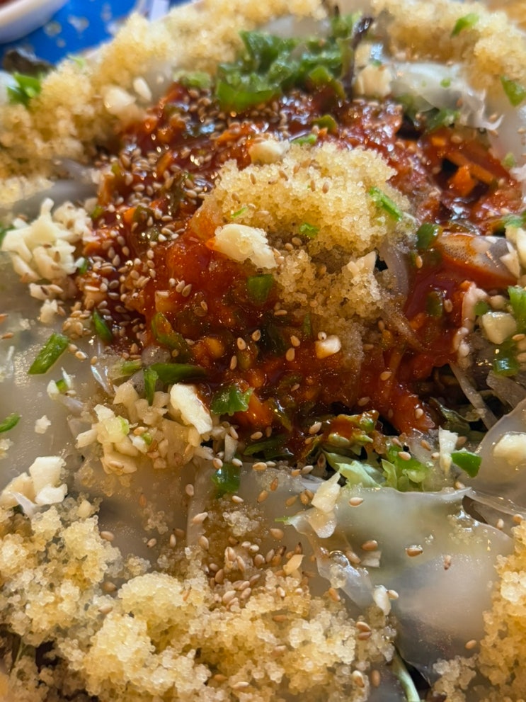  학동역 강남구청 맛집 포뜬 오징어회 맛짱조개 오픈런 웨이팅