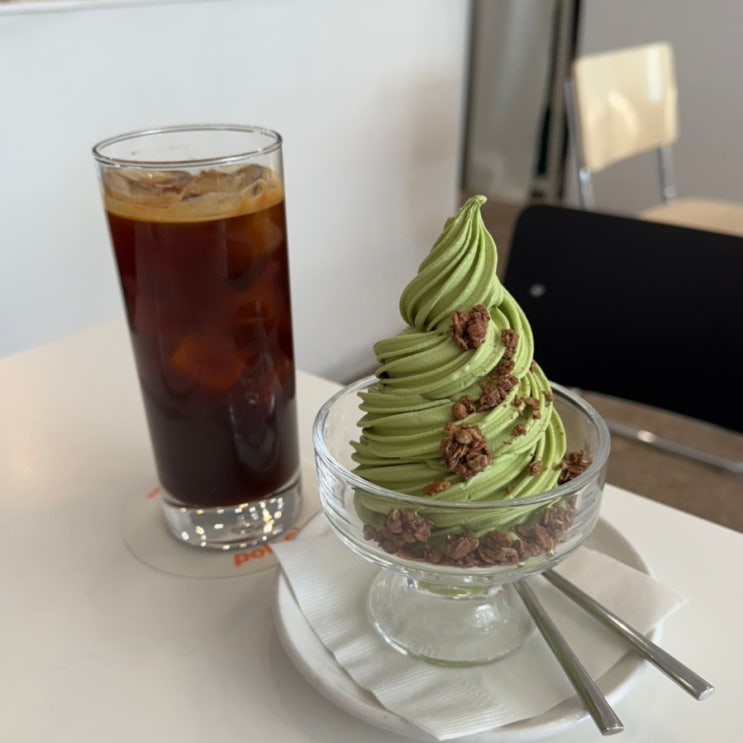  송도 카페  포크 송현아 데이트 추천 아이스크림 맛집