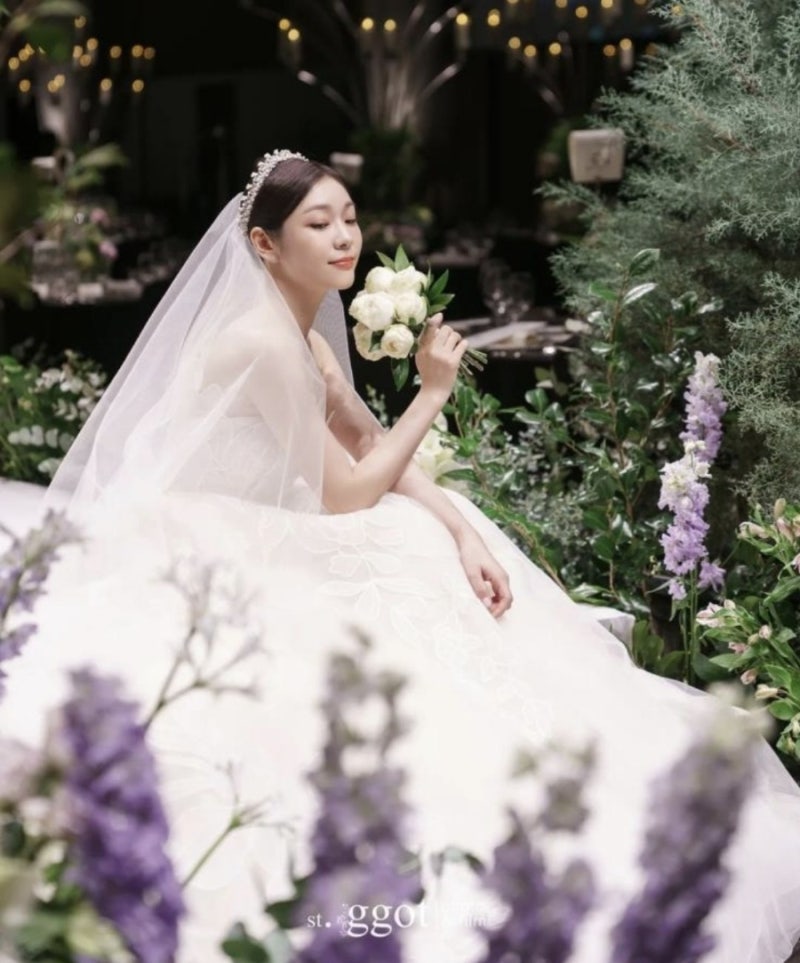 피겨여왕 김연아의 아름다운 결혼식 웨딩드레스
