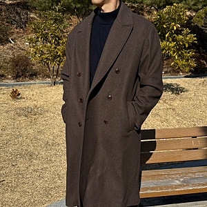 겨울 남성코트 추천  ”쿠어 더블 롱코트“ 사이즈, 솔직후기