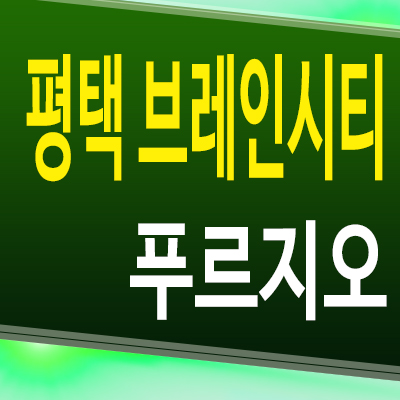  평택 브레인시티 푸르지오 장안동 아파트 대우건설 미분양 분양가 계약조건