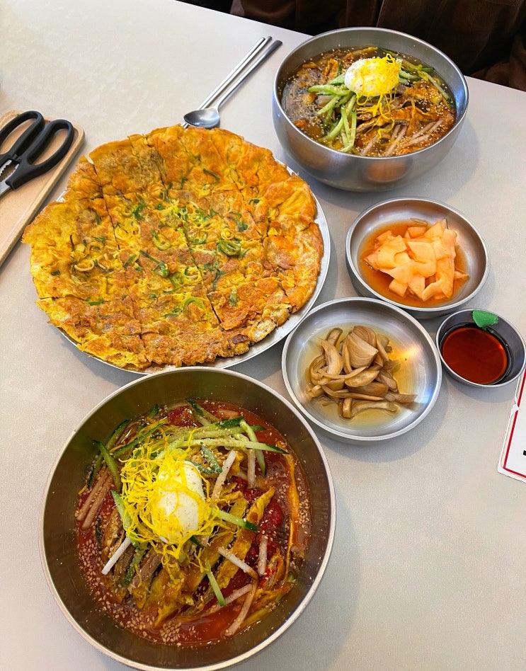  부산 진주냉면 맛집 대연본점 주말 웨이팅, 주차 후기
