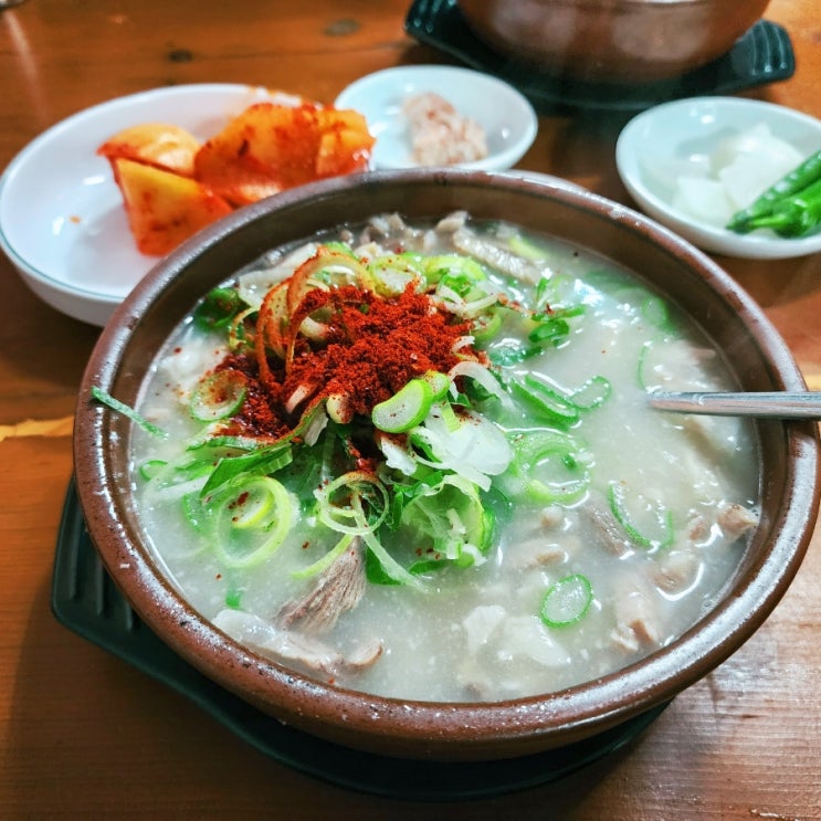  울산 현지인 맛집 하동식당 주차 먹거리 돼지국밥