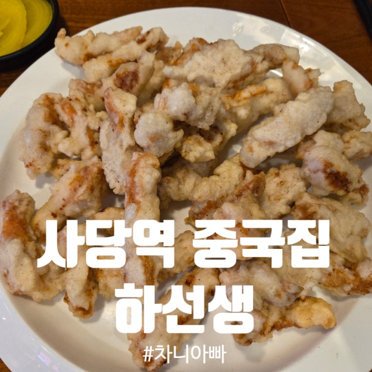  사당역 탕수육 맛집 하선생 중식당 아이와 방문 후기